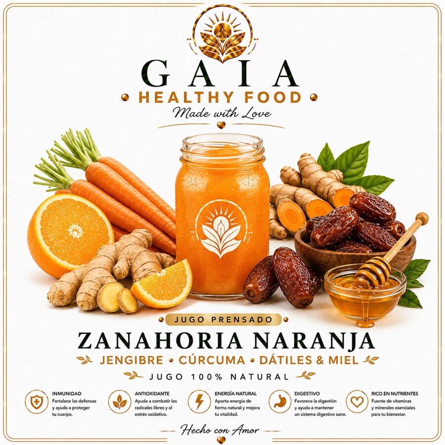 Jugo Zanahoria Naranja de GAIA
